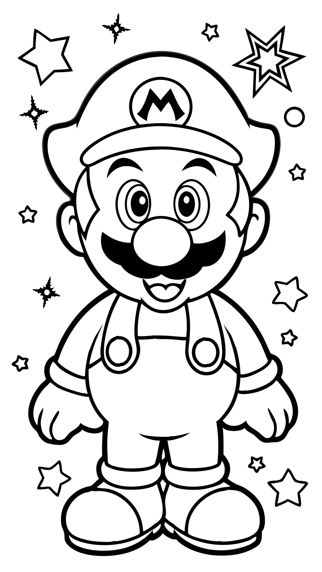 Super Mario Brothers Páginas para colorear gratis